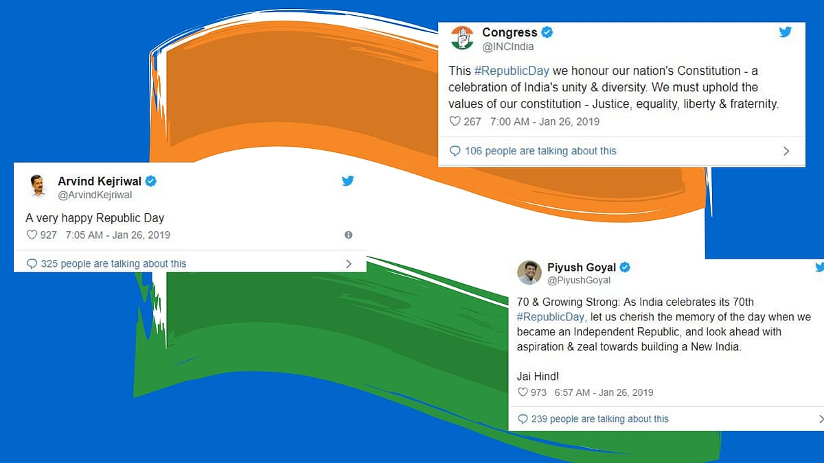 As India gears up to celebrate her 70th Republic day, wishes have started pouring in from all corners of the country.