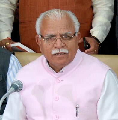 Haryana Chief Minister Manohar Lal Khattar. (File Photo: IANS)
