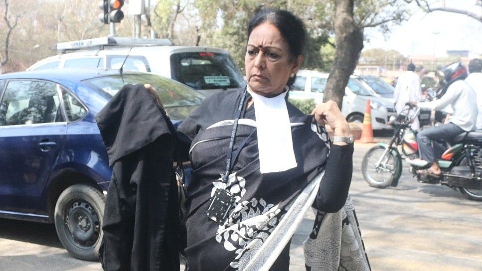 Nalini Chidambaram, senior advocate and wife of P Chidambaram. 
