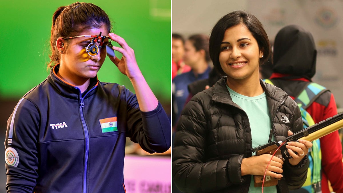 Heena Sidhu and Manu Bhaker have failed to qualify for the final of the 10m air pistol final at the ISSF World Cup in New Delhi.