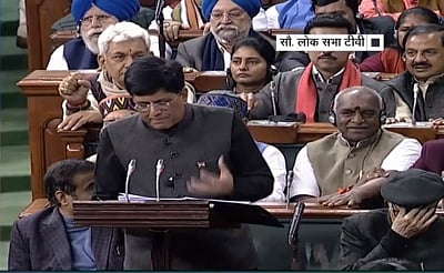 New Delhi: Union Finance and Corporate Affairs Minister Piyush Goyal presents interim Budget for 2019-20 in Lok Sabha, in New Delhi on Feb 1, 2019. (Photo: IANS/RSTV)