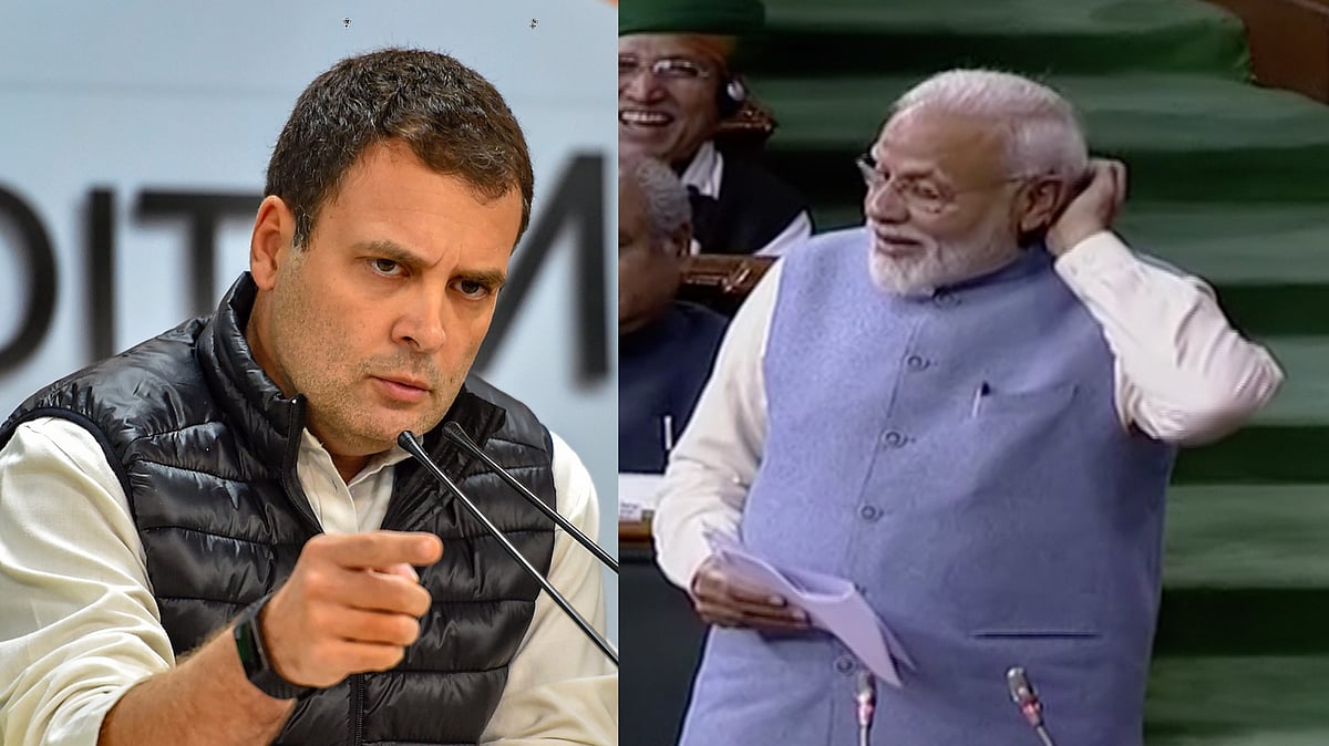 PM Modi takes a dig at Rahul Gandhi in his last Lok Sabha speech.