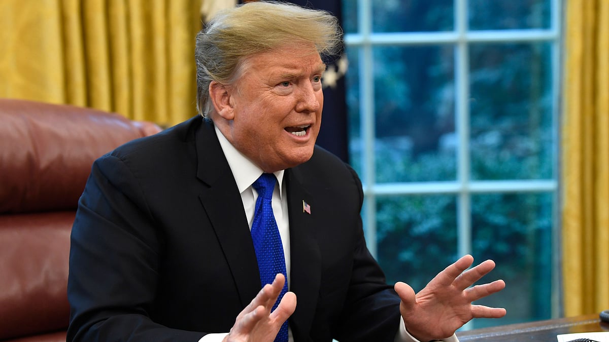 US President Donald Trump