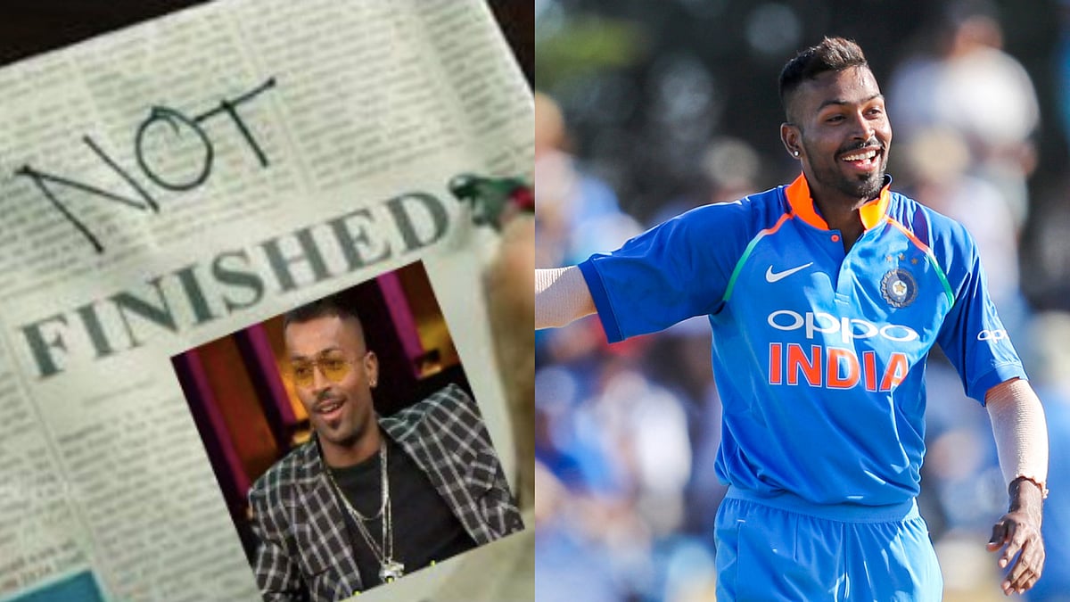 Hardik Pandya smashed a 22-ball 45 against New Zealand in the fifth ODI at Wellington.
