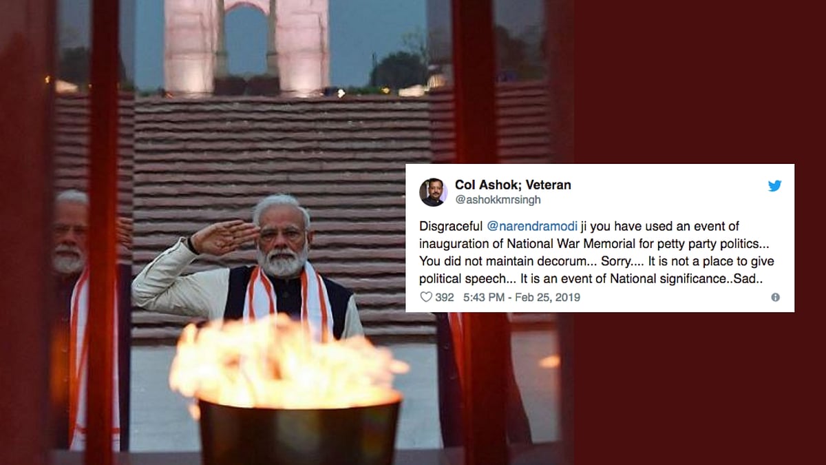 Modi, on Monday, inaugurated the memorial adjoining the iconic India Gate complex in the heart of the capital.