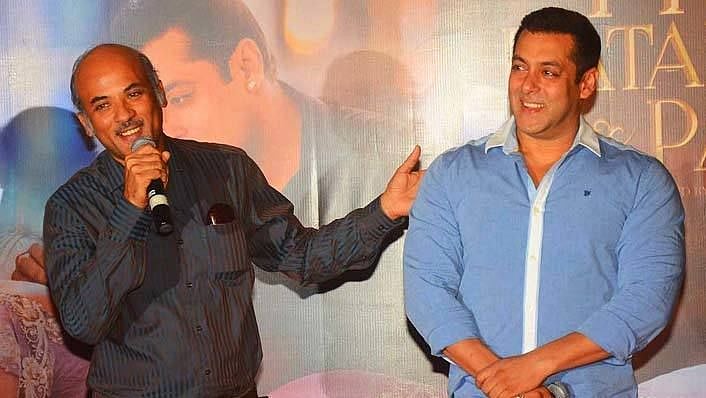 Director Sooraj Barjatya and Salman Khan.
