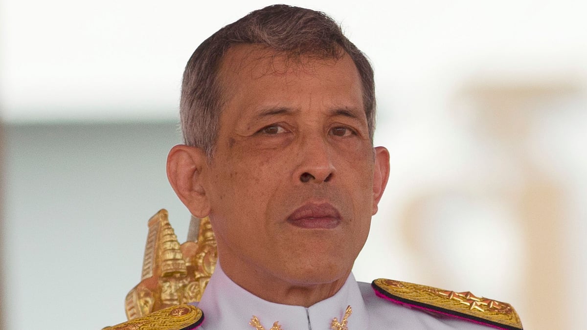 Thailand’s King Maha Vajiralongkorn addresses the audience at the royal ceremony in Bangkok, Thailand. Late Friday, Feb. 8, 2019, King Vajiralongkorn issued a decree stating that no member of the royal family should be involved in politics.