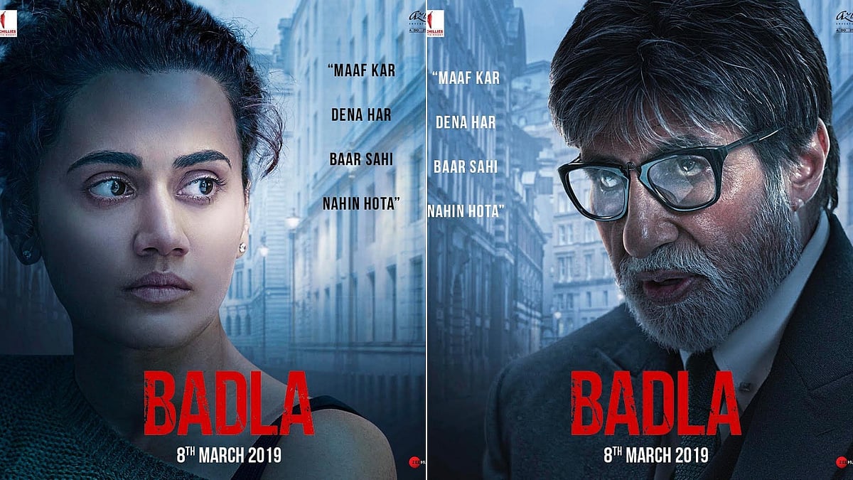 Posters for <i>Badla</i>.