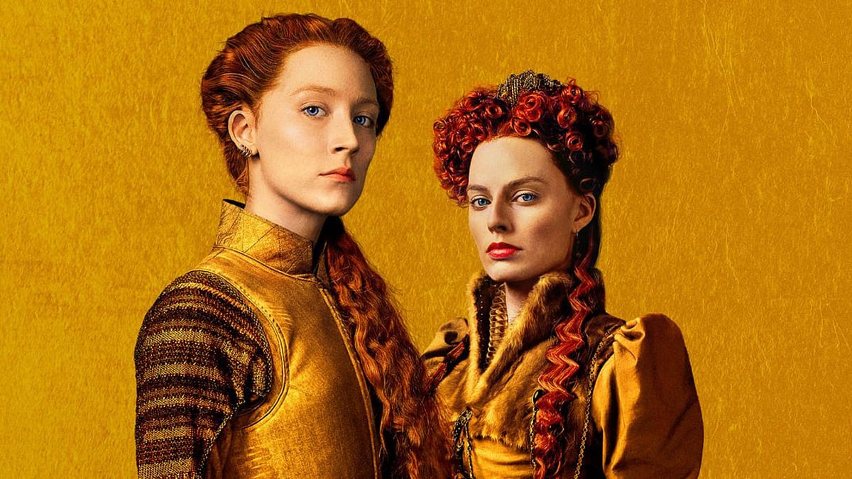 Saoirse Ronan (L) and Margot Robbie, the indubitable stars of the period film.