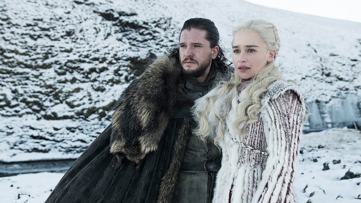 Jon Snow and Daenerys Targaryen. 