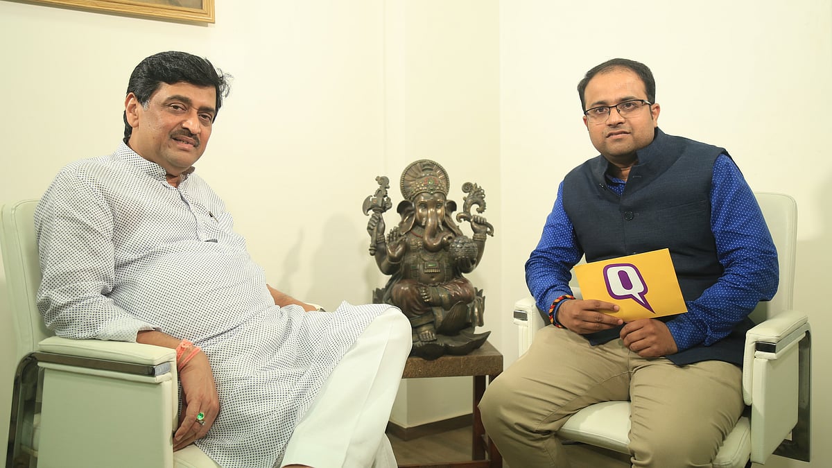 Ashok Chavan speaks to Quint Hindi.