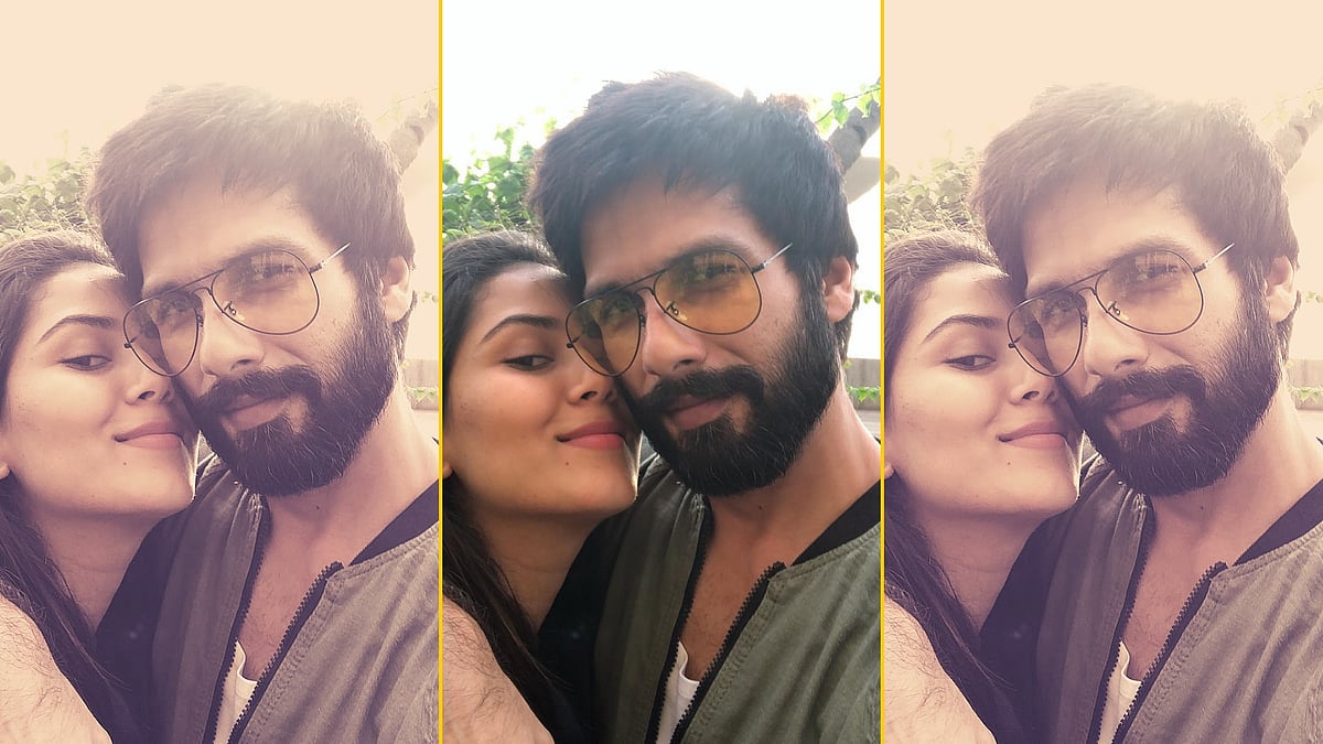 Shahid Kapoor and wife Mira Rajput Kapoor.