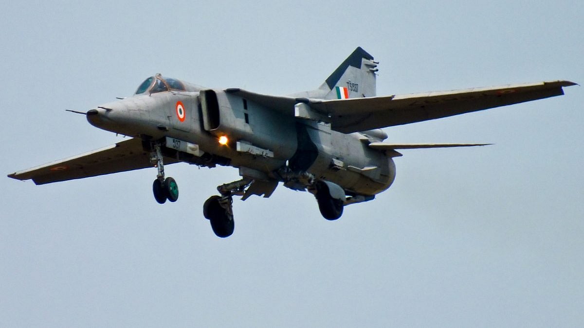 Photo of MiG-27 Fighter Jet.
