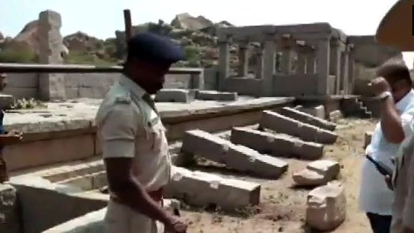 Following the incident, state Water Resources Minister D K Shivakumar said stringent action would be taken against those responsible.