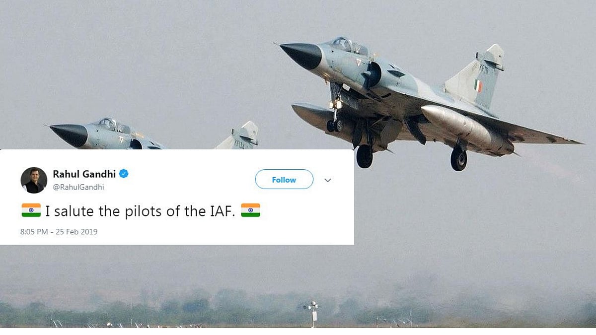 Political reactions started pouring in soon after the air strikes were confirmed.