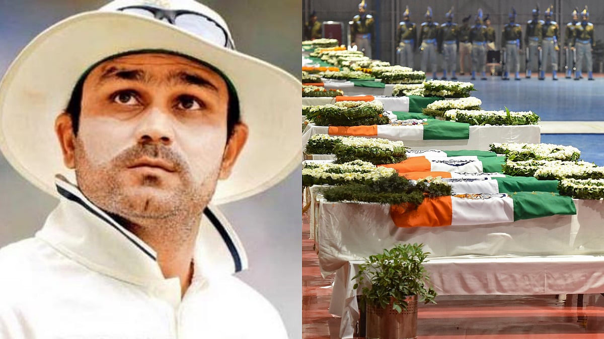 Virender Sehwag has offered to sponsor the education of kids of Pulwama attack martyrs.