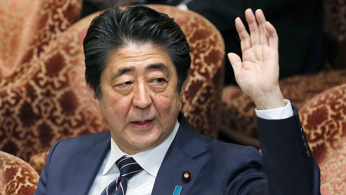 Japanese Prime Minister Shinzo Abe.