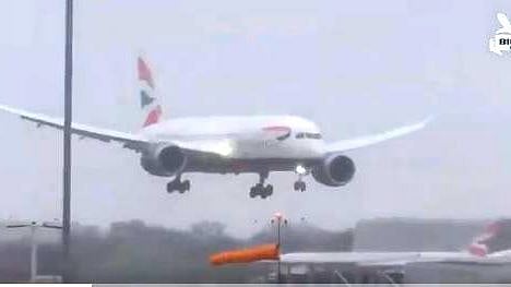 The aircraft was flying from Hyderabad to Heathrow.