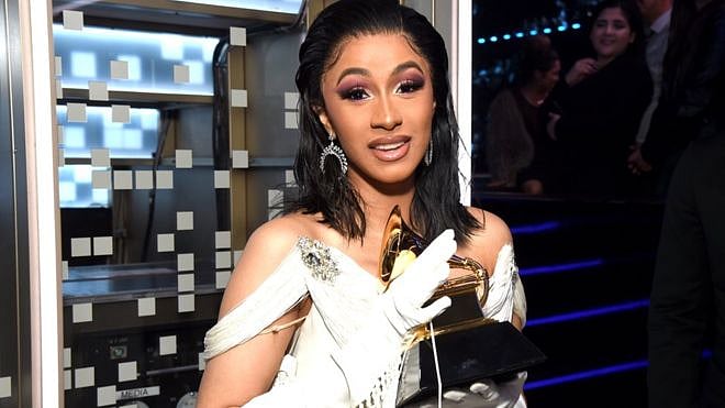 Cardi B won the Grammy for Best Rap Album.