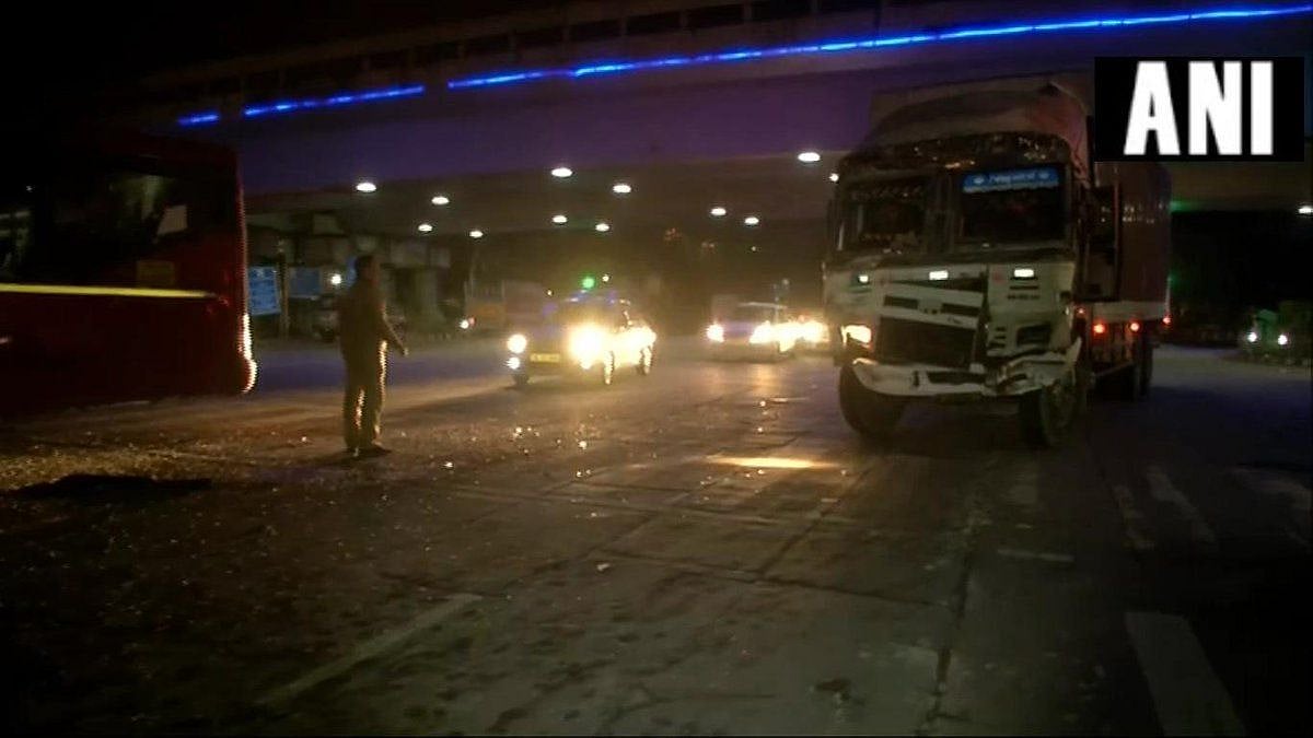 The accident took place when the bus was travelling to Uttam Nagar from Anand Vihar.