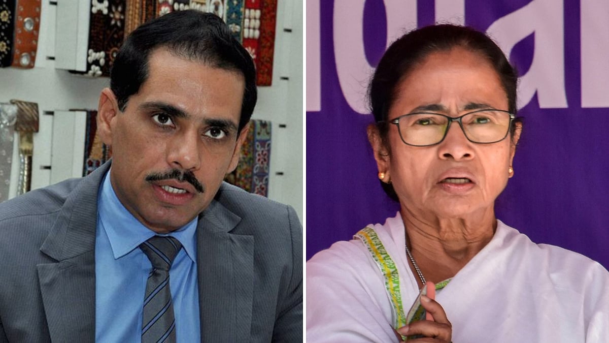 Robert Vadra and Mamata Banerjee.&nbsp;