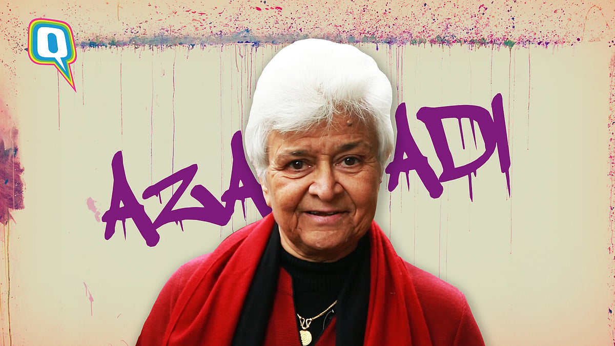 Meet the woman behind the ‘azaadi’ song. 