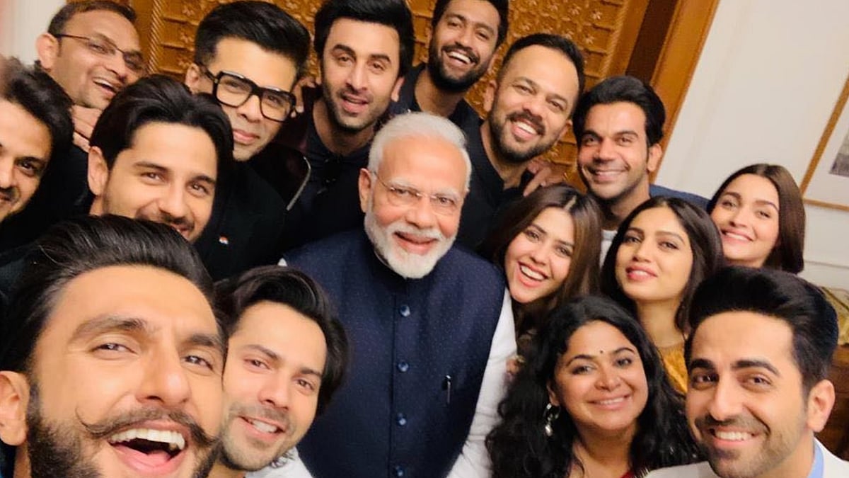 Ranbir Kapoor, Vicky Kaushal, Rohit Shetty and other Bollywood stars met PM Modi in January 2019.