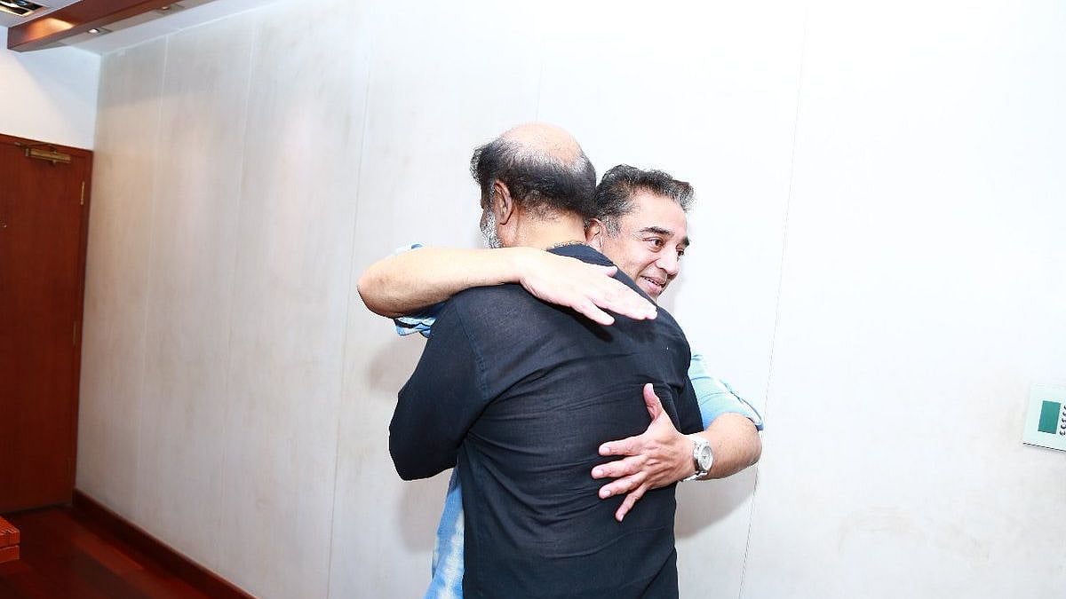 Rajinikanth met Kamal Haasan and invited him to his daughter’s wedding.