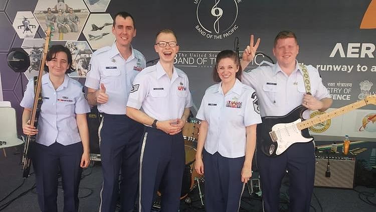 A six-member rock band named Pacific Trends from the US Air Force was one of the main attractions.