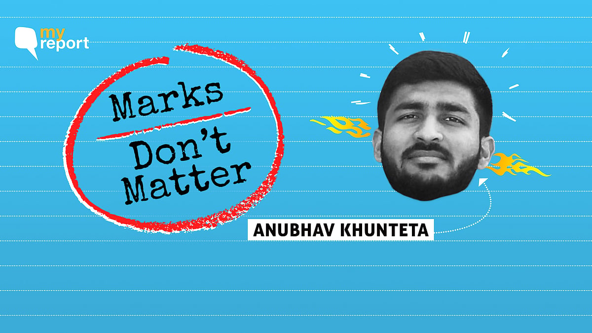 Its not about the marks, but how you deal with them.