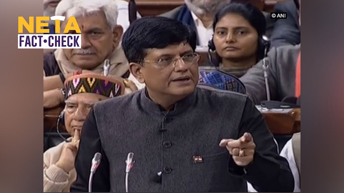 From PMAY to Ujjwala, here’s a fact check of the claims Goyal made over the course of his interim budget speech.