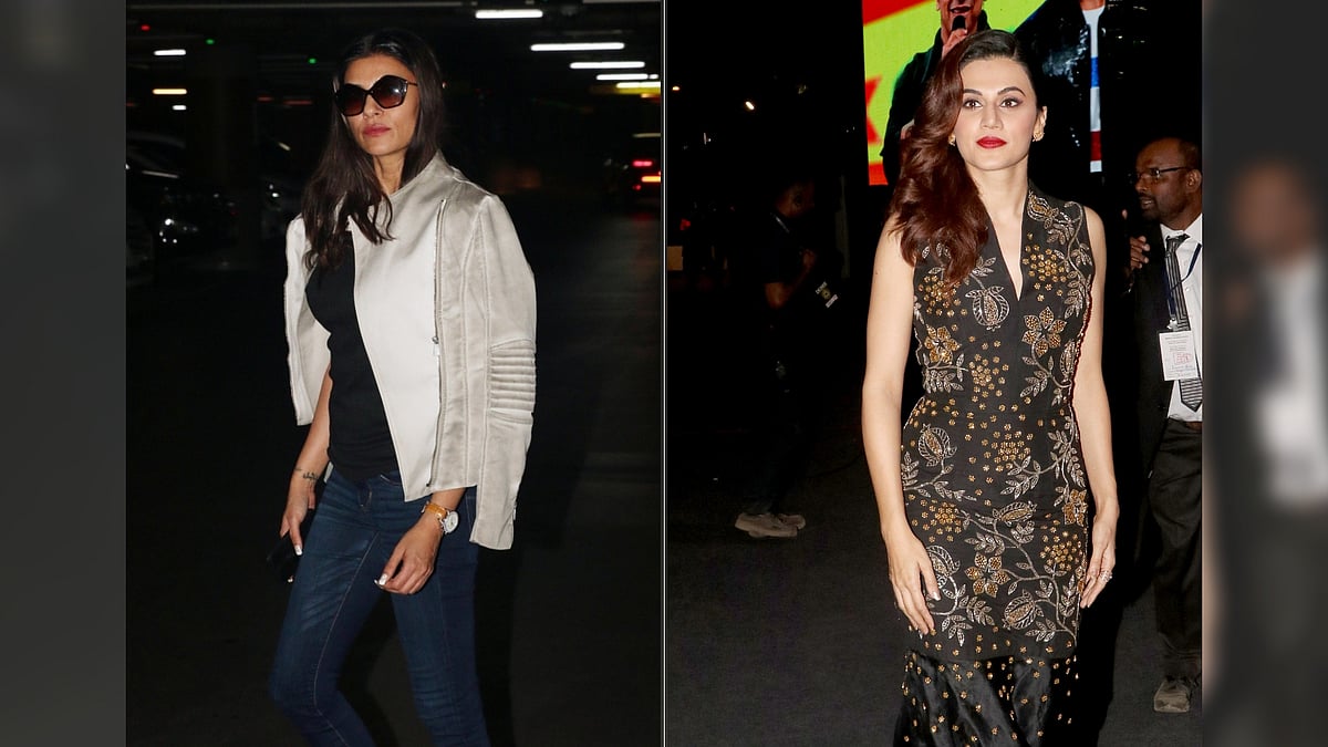 Actors Sushmita Sen and Taapsee Pannu.