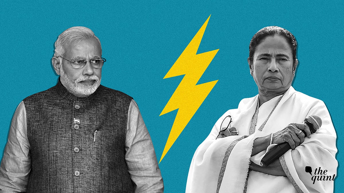 Narendra Modi and Mamata Banerjee.