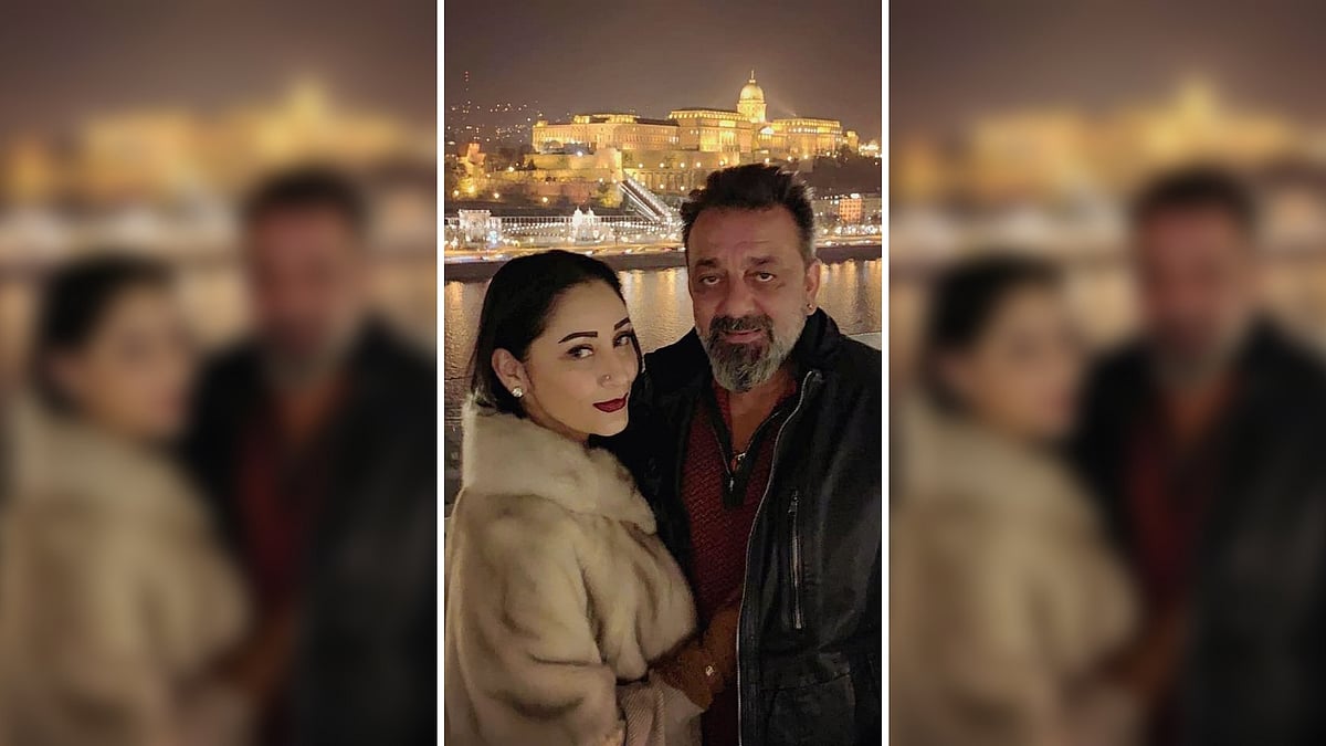 Sanjay Dutt and Maanyata on vacation in Budapest.