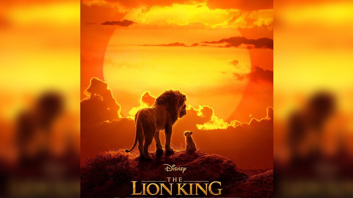A poster for <i>The Lion King</i>.
