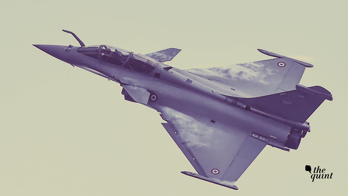 A Rafale fighter aircraft. 