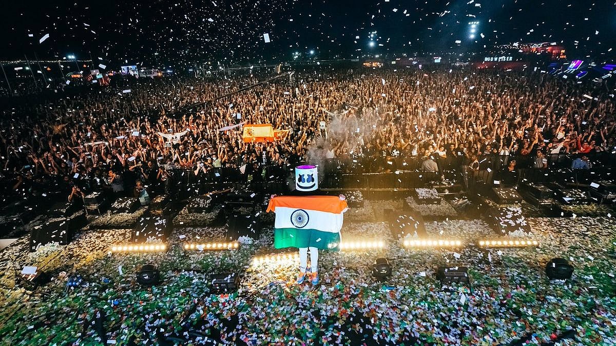 DJ Marshmello observes silence to mark the Pulwama tragedy.&nbsp;