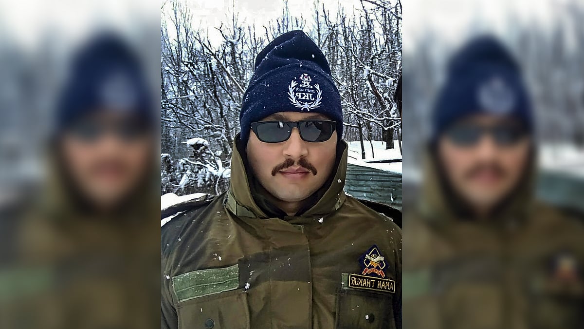 Photo of DSP Aman Thakur.