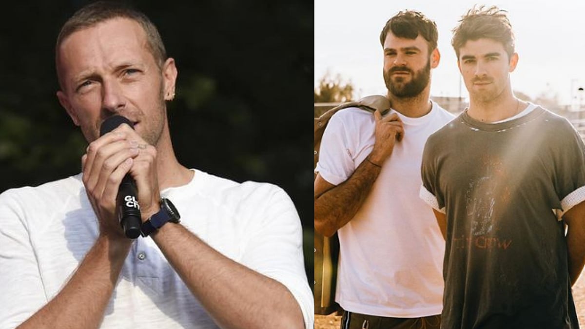 Chirs Martin and the Chainsmokers performed at Akash Ambani’s pre-wedding bash. 