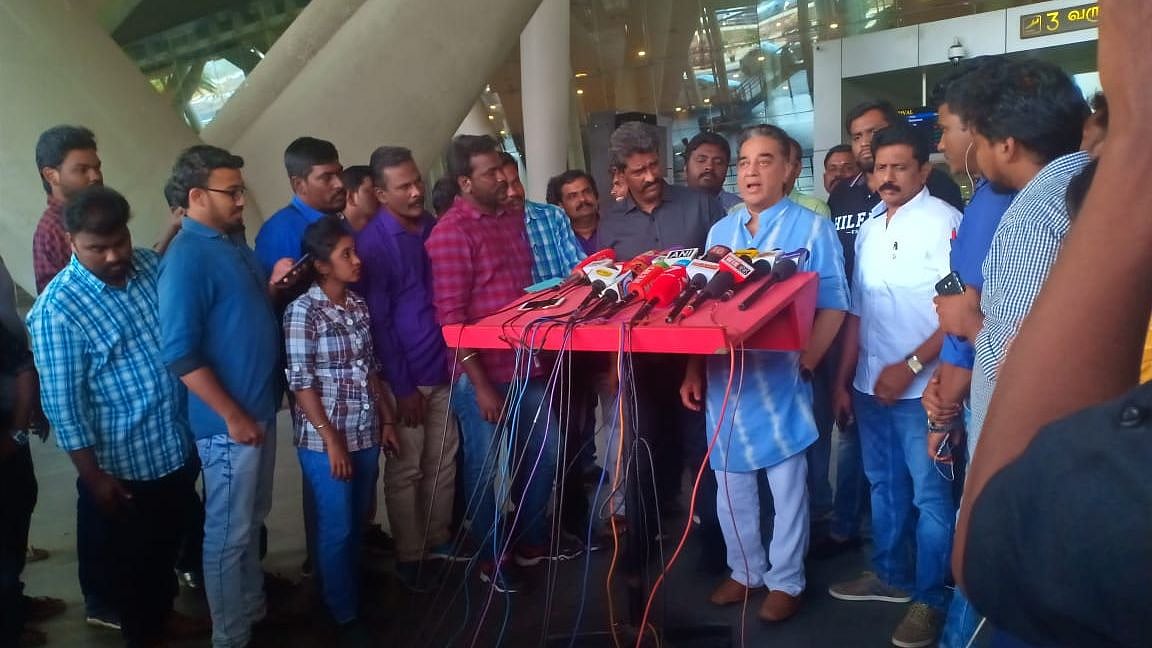 Kamal Hassan has announced that his party Makkal Needhi Maiam is preparing to contest in all seats for the upcoming Lok Sabha elections.