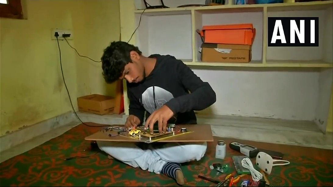 Sai Teja invented a detector that can sense if a driver has consumed alcohol or not.