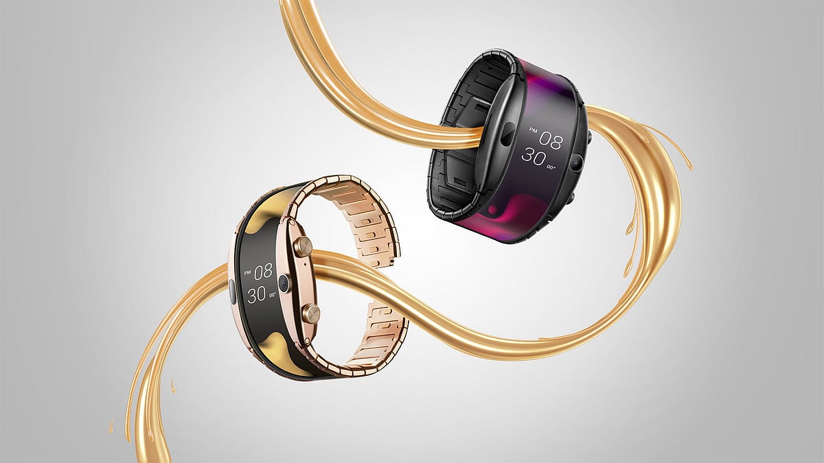 Nubia has launched a foldable smartphone-like watch at the MWC 2019.