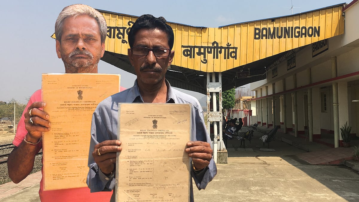 Refugees in Assam’s Bamunigaon.