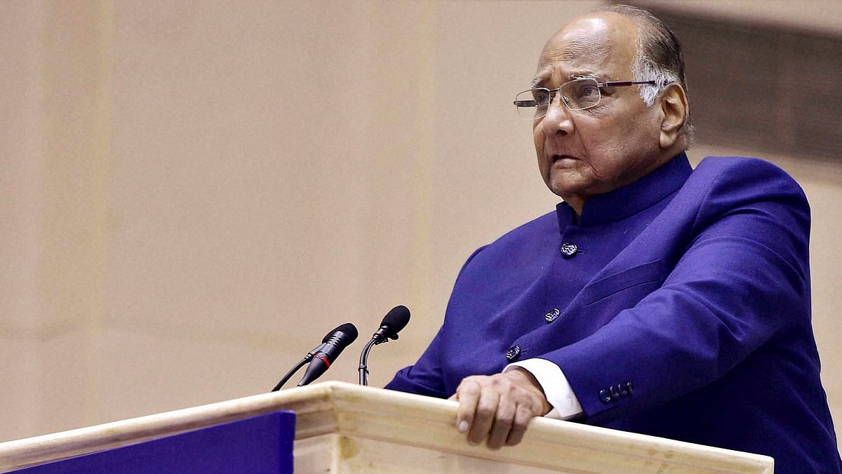 NCP chief Sharad Pawar. 