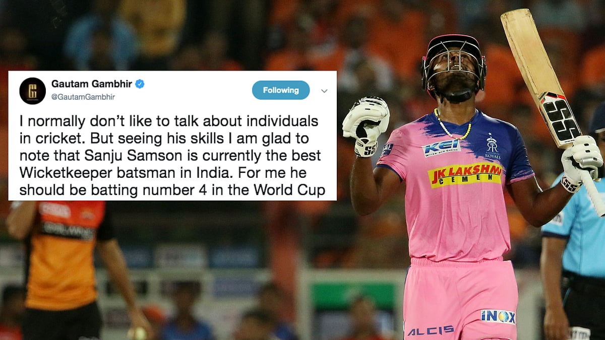 Samson scored his second IPL ton, his first for Rajasthan Royals. 
