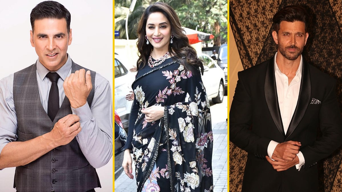 Akshay, Madhuri, Hrithik and other Bollywood celebs wished fans a happy holi.