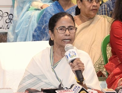 Kolkata: West Bengal Chief Minister Mamata Banerjee addresses a press conference in Kolkata, on March 13, 2019. (Photo: IANS)