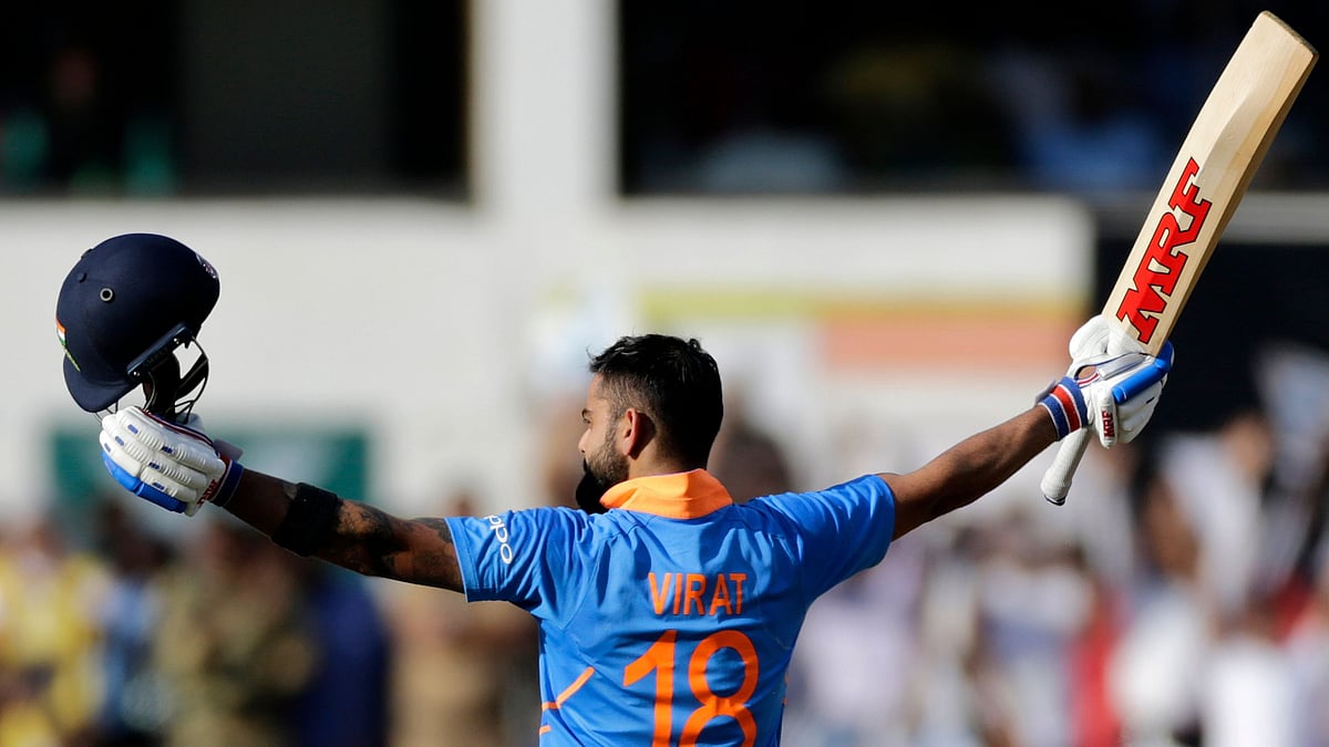 With this century, Kohli brought up his fifth hundred in the last 12 months.