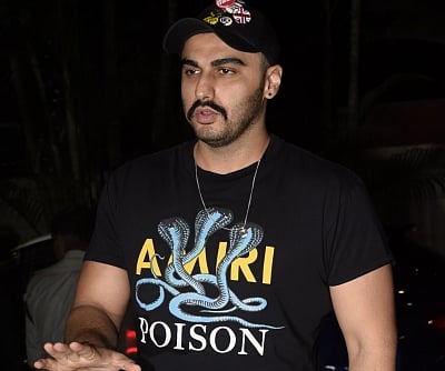 Mumbai: Actor Arjun Kapoor arrives for the screening of film "Ek ladki ko Dekha to aisa laga" in Mumbai. (Photo: IANS)