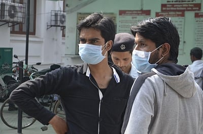 People wearing masks as a precautionary measure against swine flu. (File Photo: IANS)